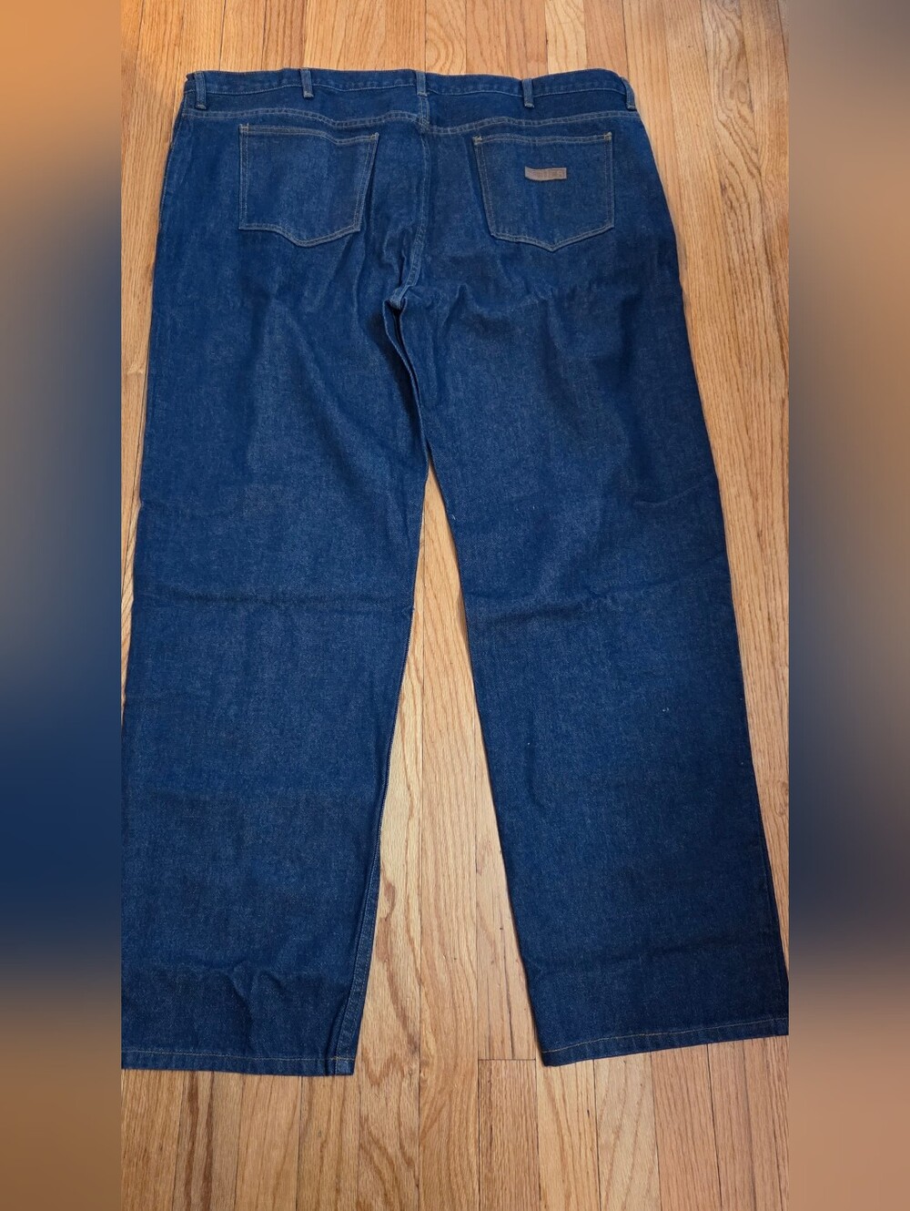 NWOT Magid Mens Work Jeans Navy Straight-Leg Lightweight 48×36 - Picture 6 of 9